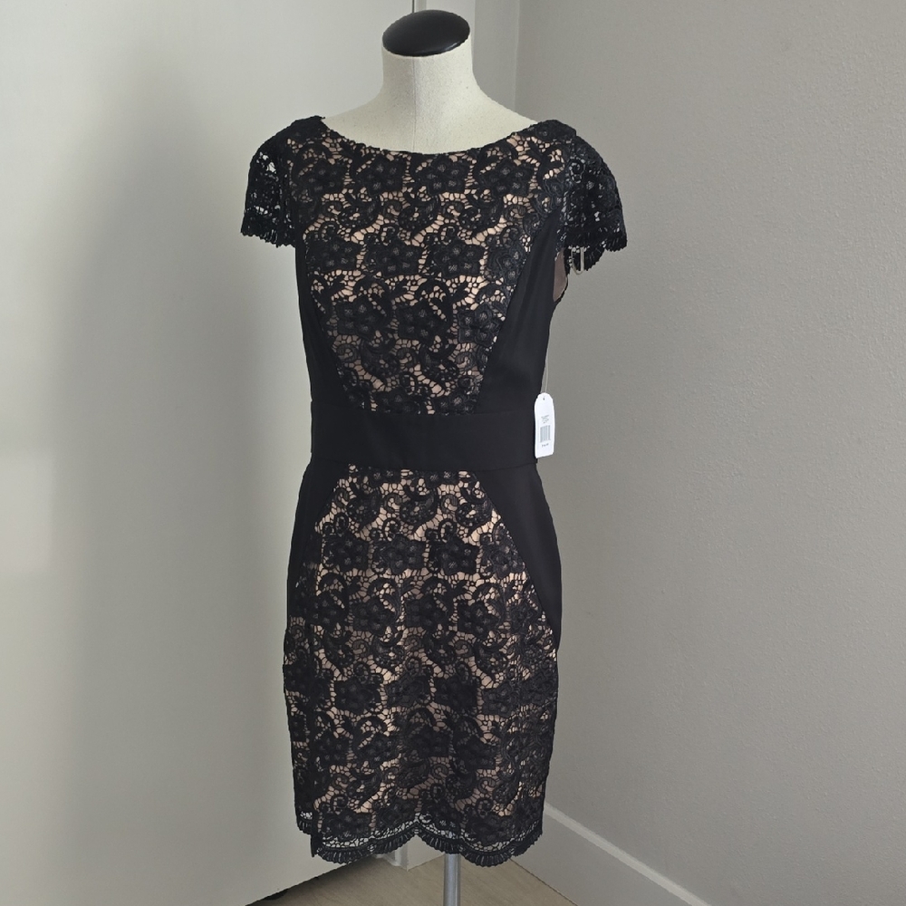 NWT's Black Lace Dress SZ 10